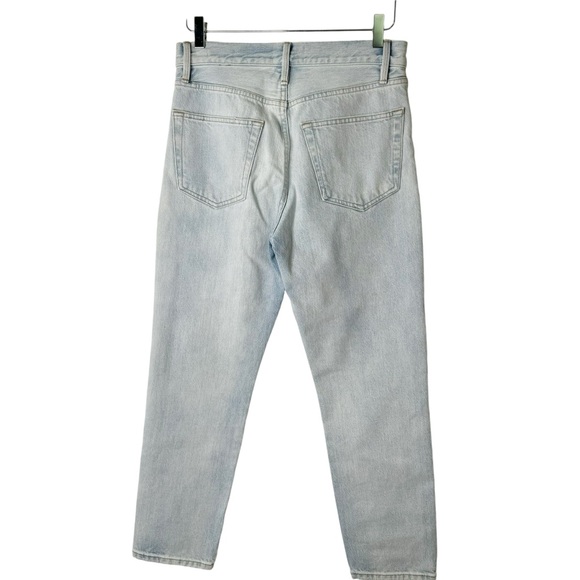 Frame Denim LeOriginal Button Fly Straight Jeans Howard Rips Distressed Size 26 - Picture 4 of 8